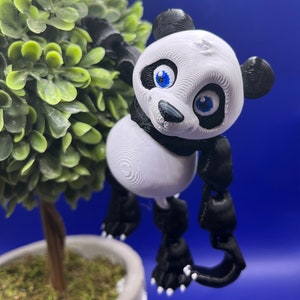 Flexible Panda  • Articulated Panda • Flexible Sensory Toy • Stress Relieving Toy • Fidget Toy • Perfect for Kids with ADHD
