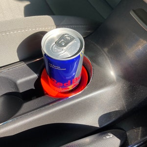 Red Bull Car Cup Holder Adapter • Cup Holder Inserts • Energy Drink Holder • Fits Most 8.4 Oz Slim Cans • Fits Most Vehicles