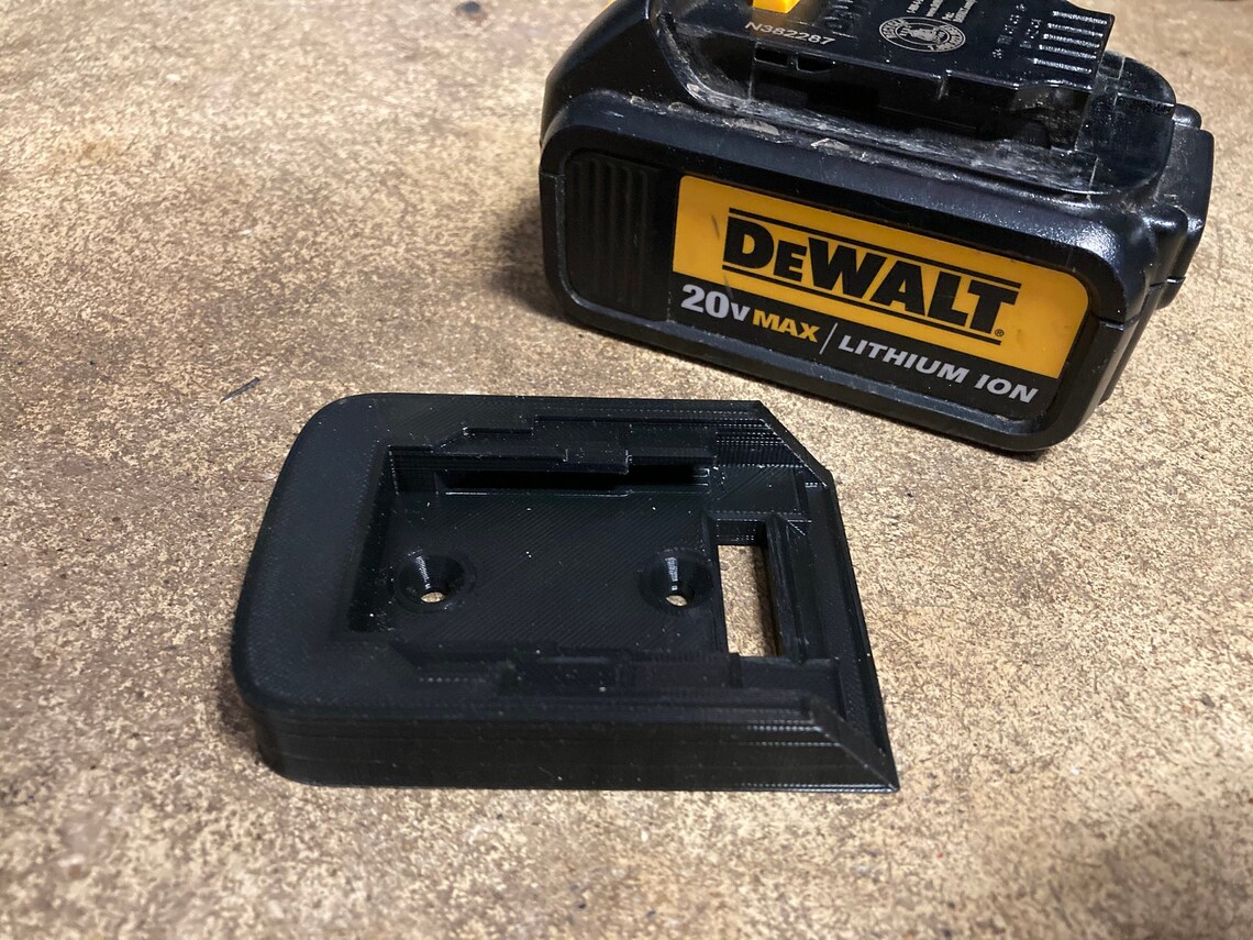 Dewalt BATTERY HOLDER Workbench Organizer 3D Printed Etsy