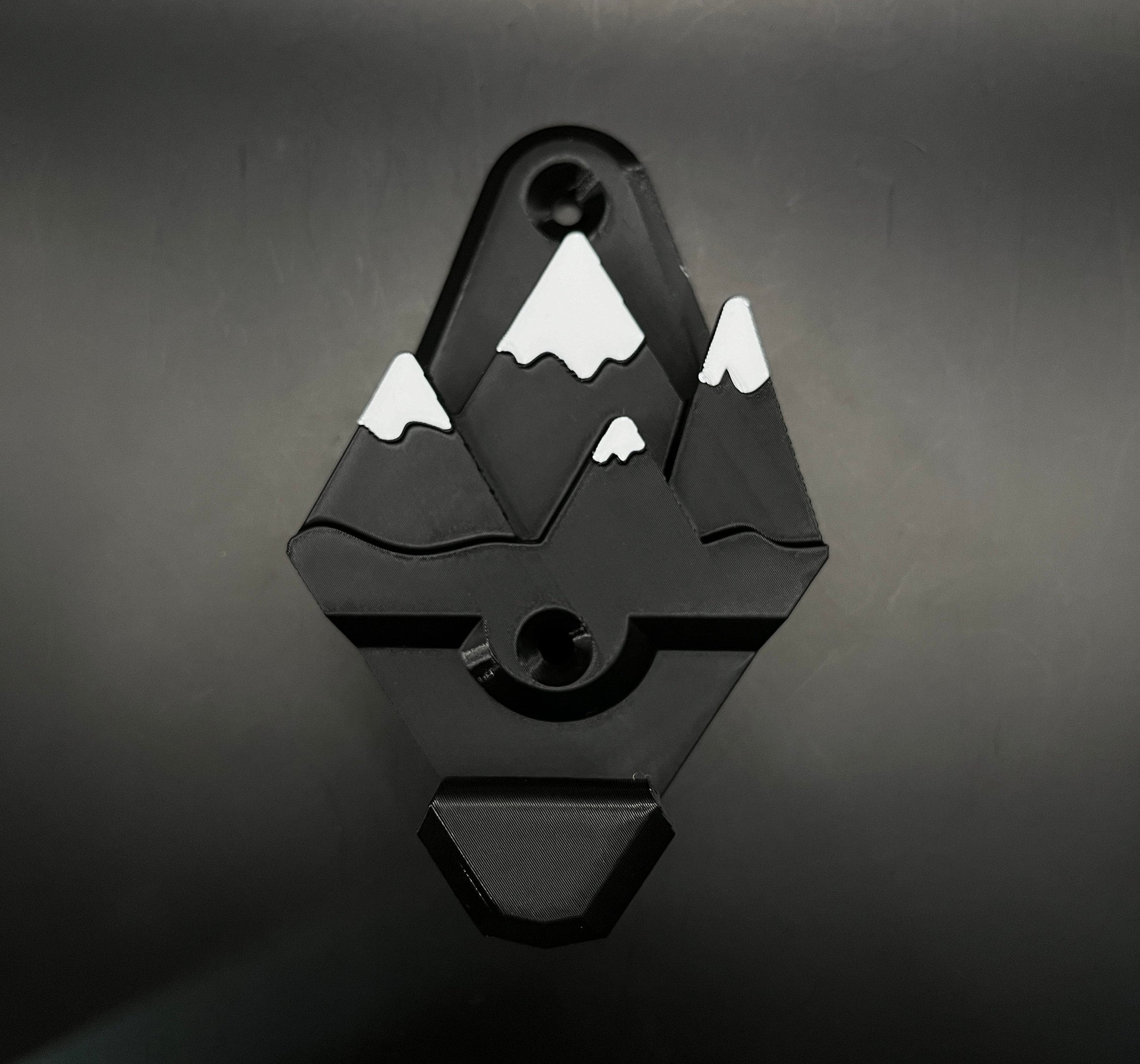 スノースキー/スノーボード壁掛けマウント フック&ネジ付き