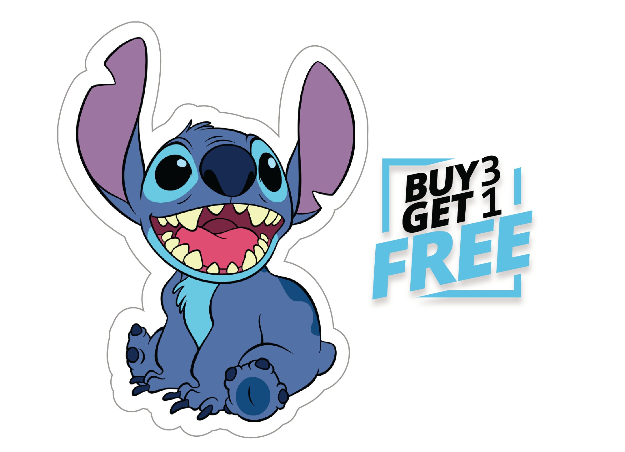 Lilo & Stitch Sticker Vinyl Die Cut Sticker Etsy