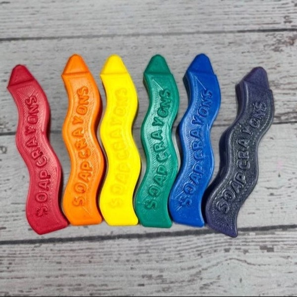 6 Pack Soap Crayons