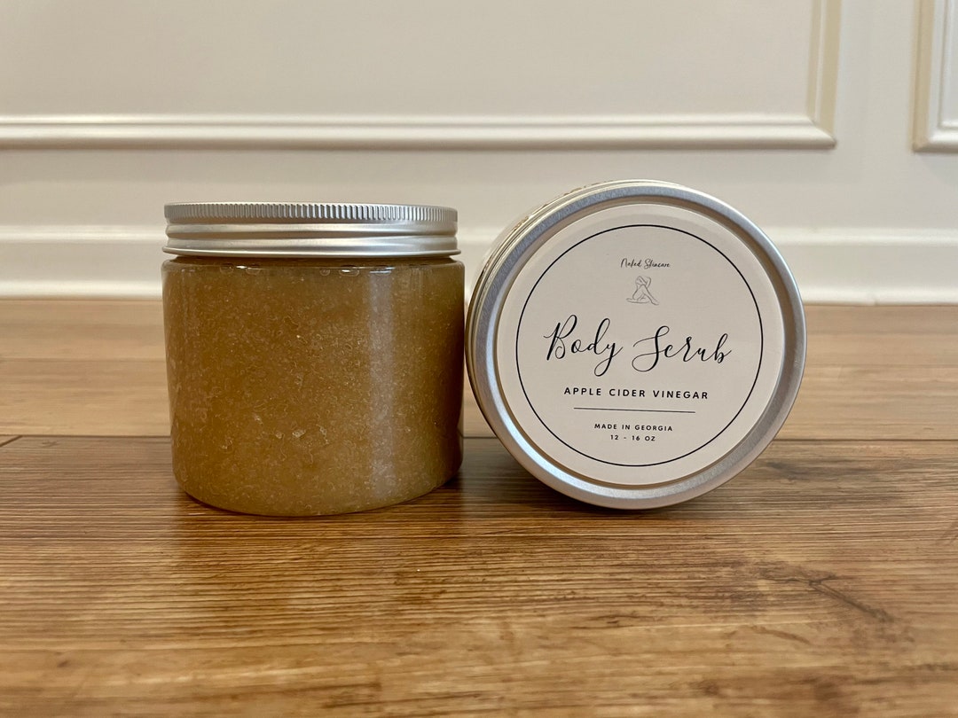 Apple Cider Vinegar Body Scrub Ingrown Hairs and Dark Spots Etsy