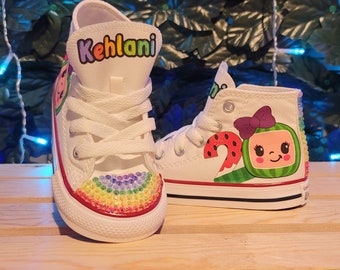 Cocomelon rainbow  Converse