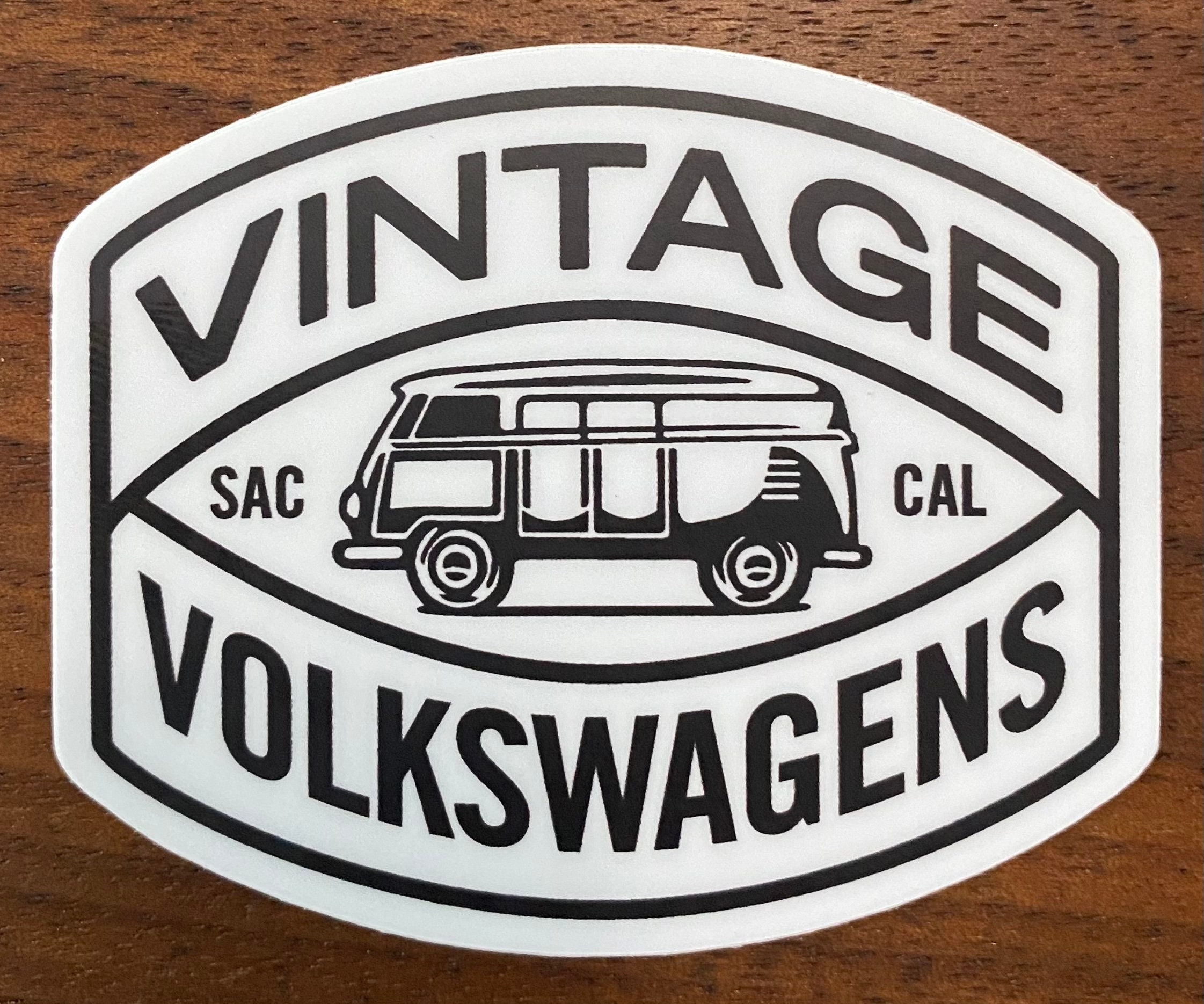 Vintage Volkswagens logo sticker | Etsy