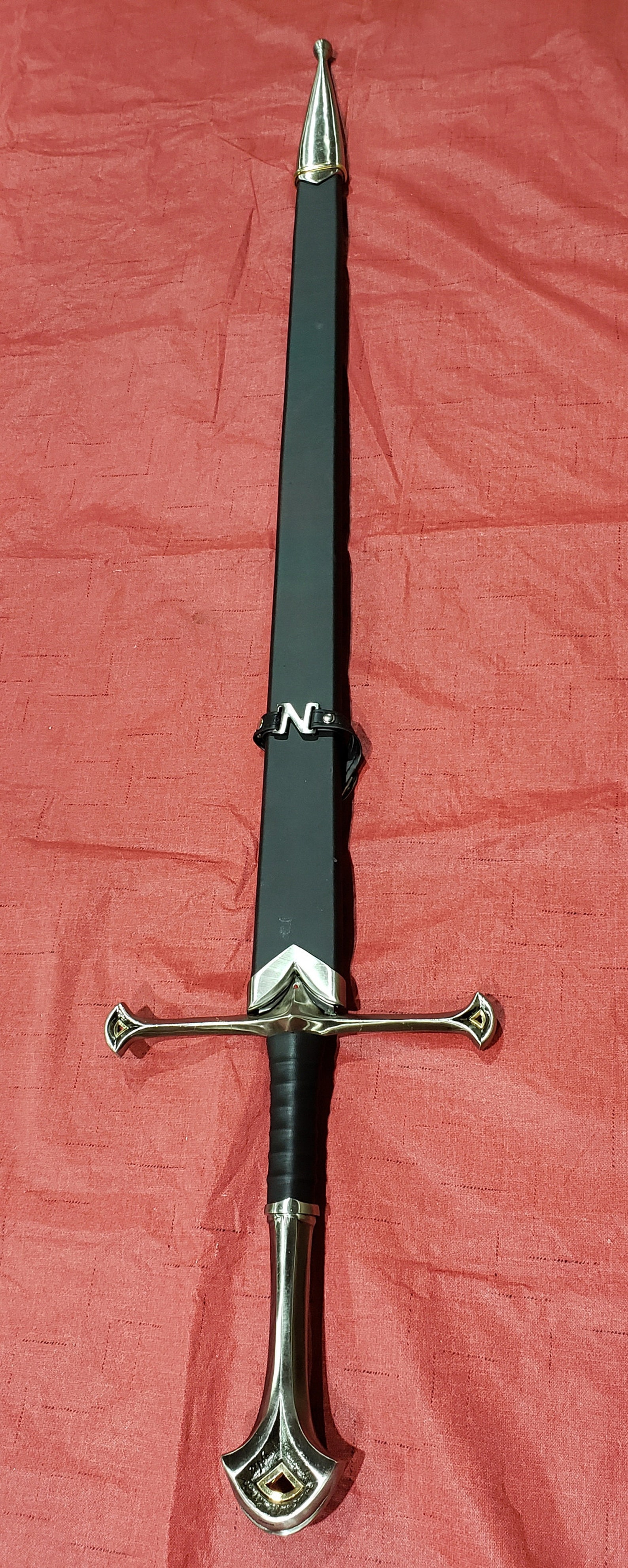 48 Metal movie replica Anduril Aragorn the King's | Etsy
