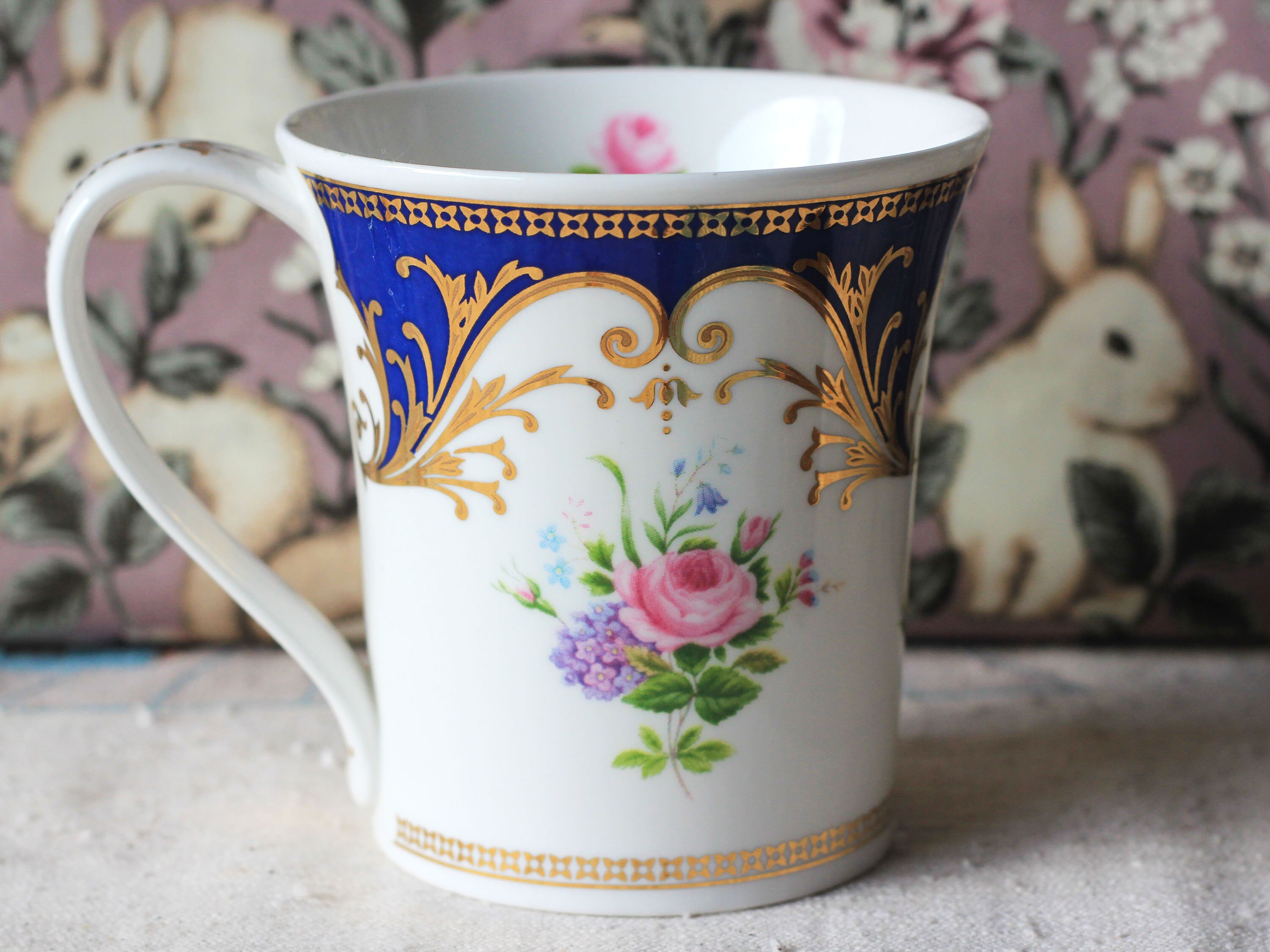 Dunoon Mug / Osborne / English Mug / Floral Mug / Vintage Mug Etsy