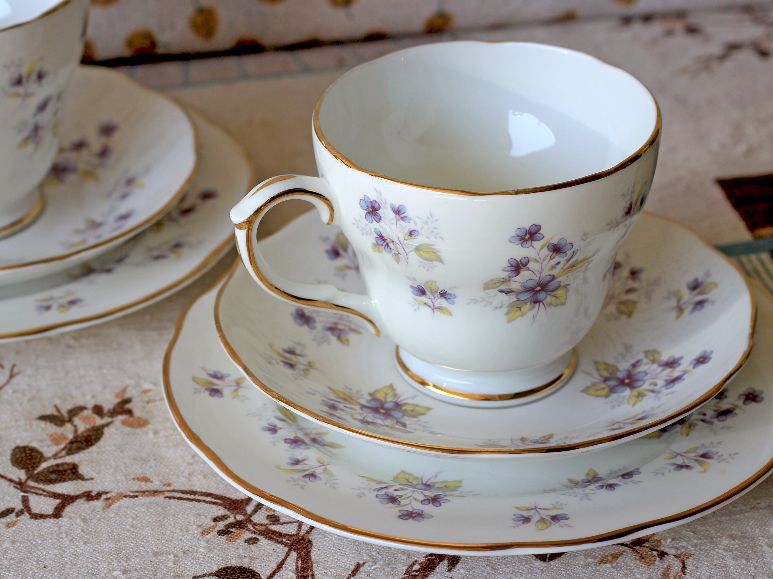 Duchess Tea Sets Woodside 350 / Tea Set / Vintage Fine China / Etsy
