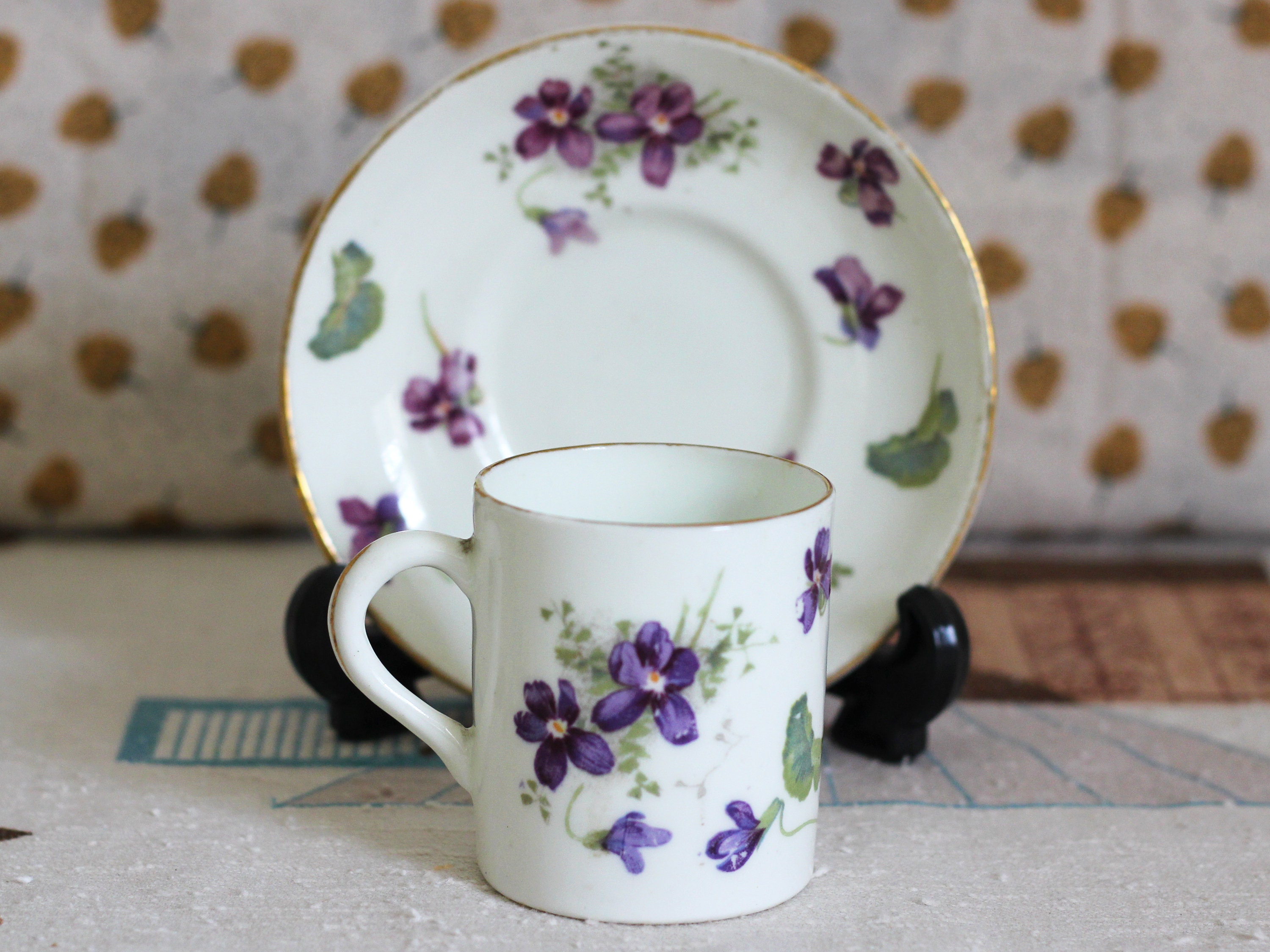 Hammersley & Co Tea Set Antique Tea Set Demitasse Set Hammersley China