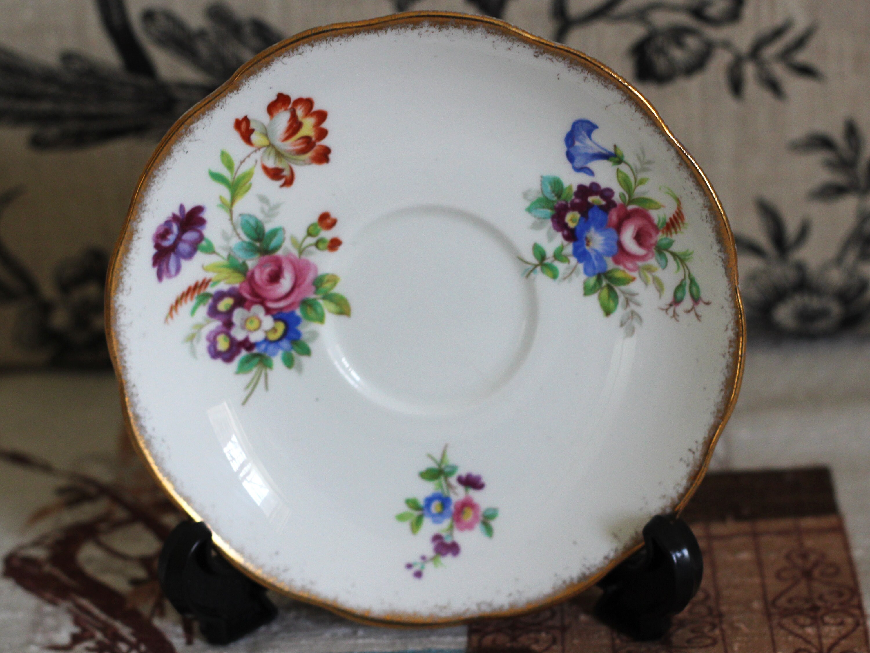 Roslyn Fine Bone China Tea Set / vintage Tea Set / Roslyn Tea Etsy France