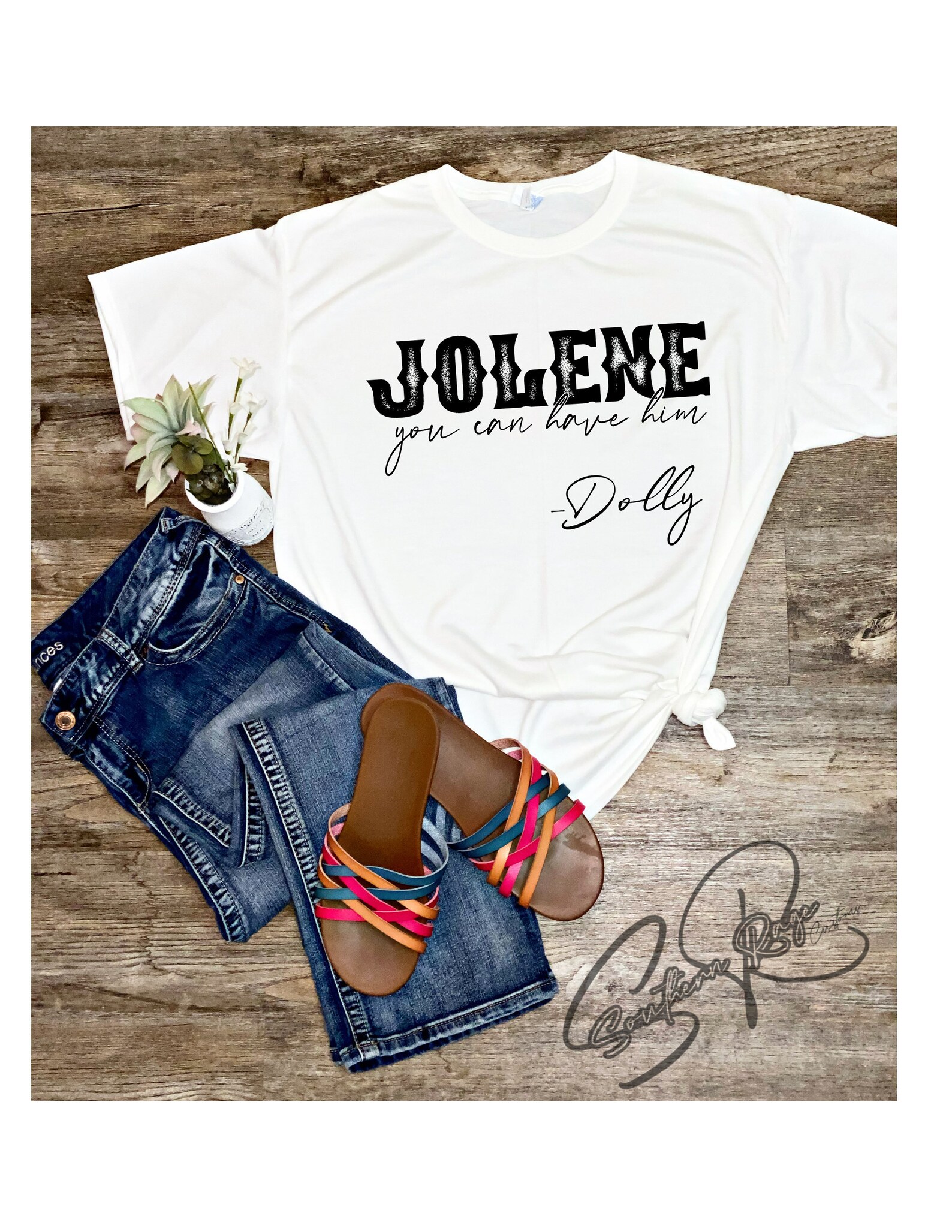 Jolene T shirt Dolly Parton shirt white shirt shirt with Etsy