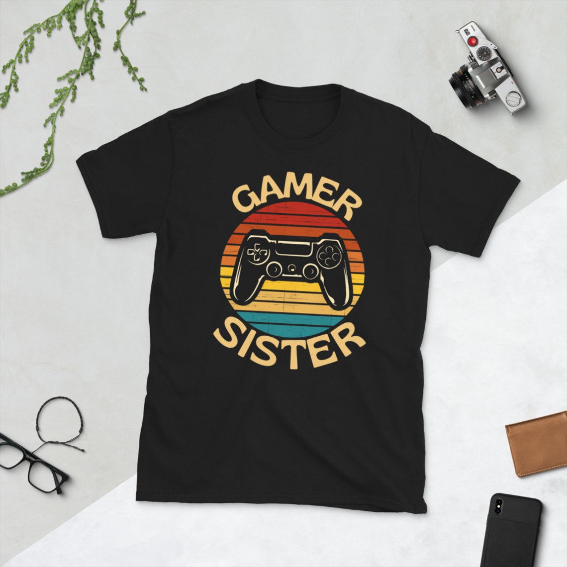 Gamer Sister funny unisex t-shirt for gamer sisters that is | Etsy