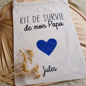 Pochon kit de survie pour la maternité pour papa - Kit de survie - Maternité - Grossesse - bébé - Naissance - Kit de survie - papa - Maman