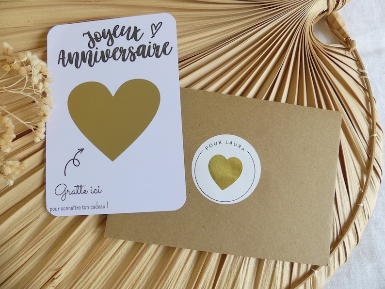 Carte d'anniversaire à gratter image 3