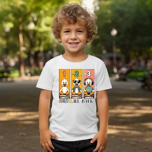 Bruh, We Back 1-2-3 Duck Clipart PNG – Téléchargement numérique pour la rentrée