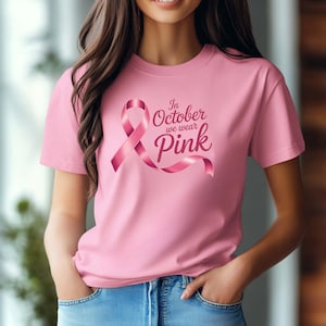 Pink Ribbon PNG: Breast Cancer Awareness Clipart (Digital Download