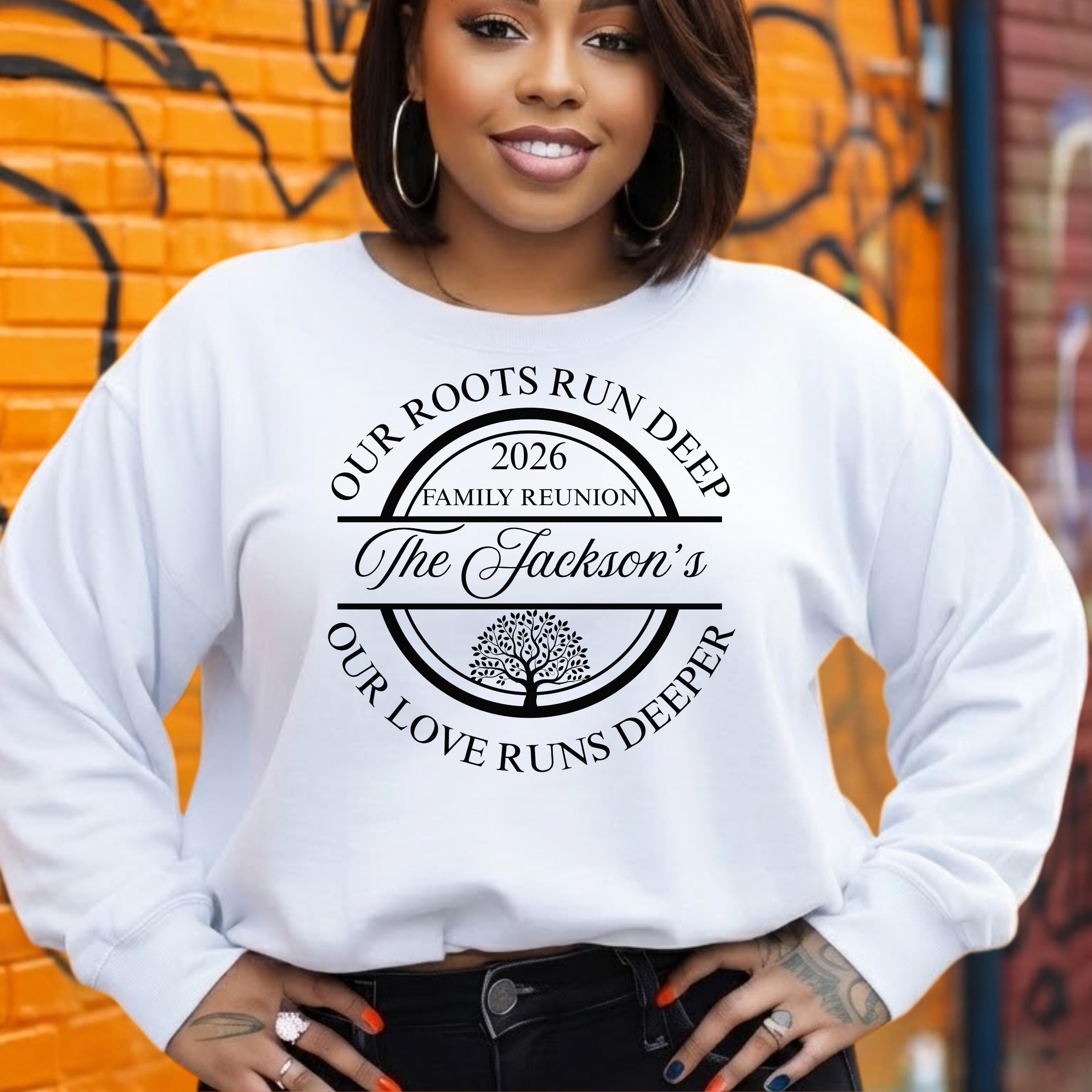 Family Reunion Our Roots Run Deep SVG PNG, Personalized Family Tree ...