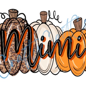 Mimi PNG | Pumpkins PNG | Fall PNG