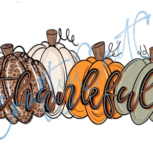 Thankful PNG | Fall PNG | Pumpkins PNG
