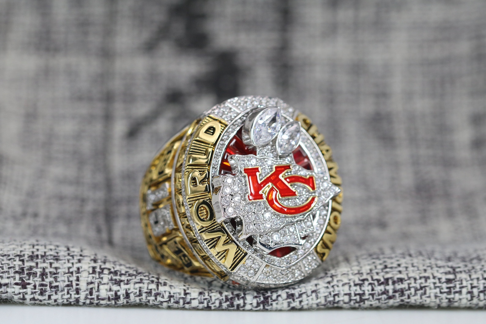 2 Pieces Kansas City Chiefs Ring Set With Trophy /mahomes Etsy
