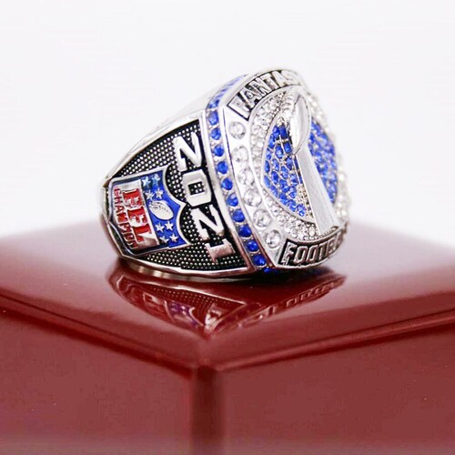 2022 Fantasy Football Championship Ring League Winner Trophy Etsy
