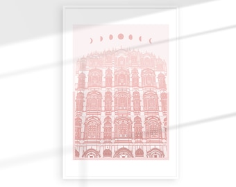 Hawa Mahal / Wind Palace Print – Jaipur, India