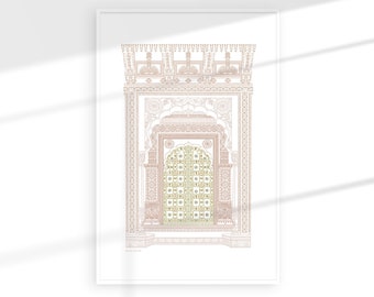 Ornate Door Print Mehrangarh Fort, Jodhpur India