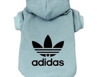 pink adidas dog hoodie