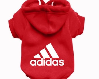 dog adidas sweatshirt