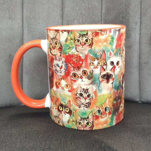 mug Tasse-Katzenparty