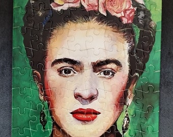 Puzzle Frida, Frida Geschenk, Geschenk für Frau, Frida fansMuttertagsgeschenk