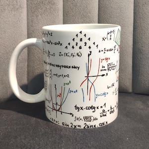 Mathematical Formula Coffee Mug, Science Coffee Mug, Physics Coffee Mug, Nerd Coffee Mug, Gift for Talented Students