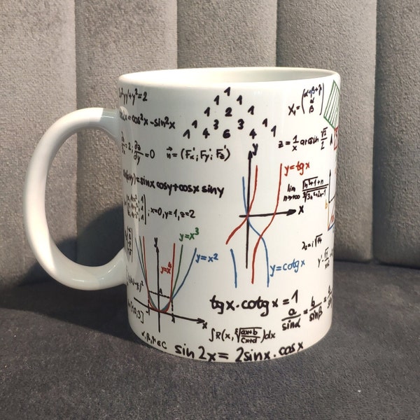 Mathematische Formel-Kaffeetasse, Wissenschafts-Kaffeetasse, Physik-Kaffeetasse, Nerd-Kaffeetasse, Geschenk für talentierte Studenten