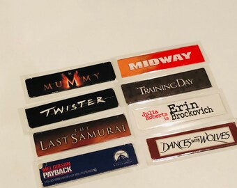 Mini VHS Movie Bookmarks