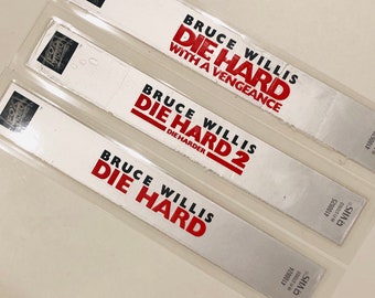 Die Hard VHS Movie Bookmarks (Set of 3)