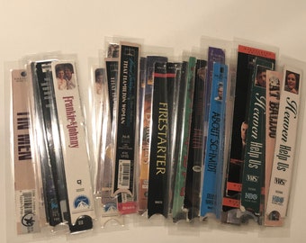 VHS Movie Bookmarks