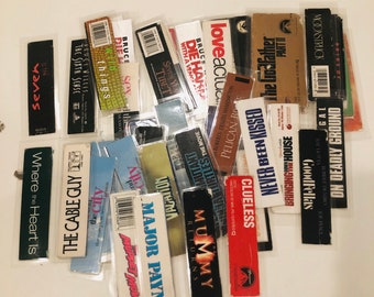 Mini VHS Movie Bookmarks