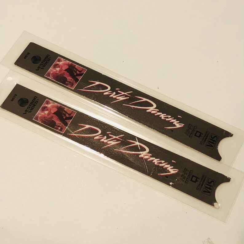 VHS Movie Bookmarks Dirty Dancing (gray)