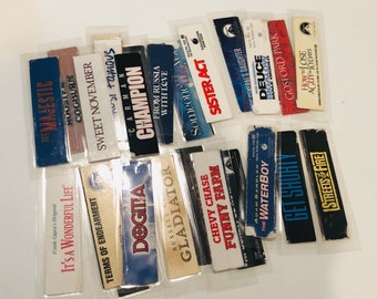 Mini VHS Movie Bookmarks