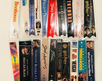 VHS Movie Bookmarks