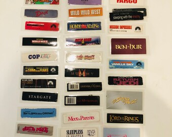 Mini VHS Movie Bookmarks