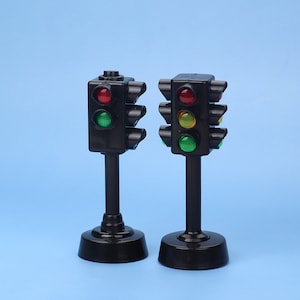 1:6 Dollhouse miniature mini simulation Traffic Light model/traffic scene/road sign/bjdob11gscblythe accessories/desktop model toy【2023MAY】