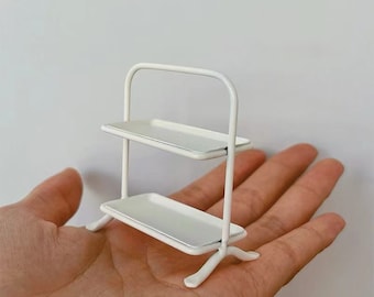 1:6 Scale Dollhouse Miniature Iron Dessert Rack
