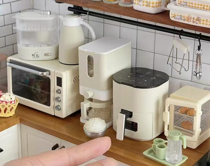 1:6 Scale Dollhouse Miniature Kitchen Appliance Model
