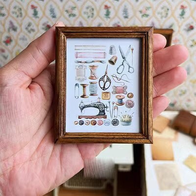 Handmade 1:12 Scale Clay Miniature Typewriter – Dollhouse Accessory – Portraits And Miniatures By NC