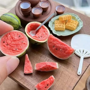 Clay Miniature Fruit: Dollhouse Food Accessories