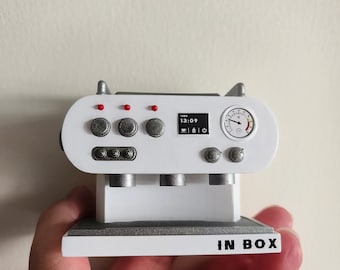 1:6 Scale Dollhouse Miniature Coffee Machine, BJD Blythe Kitchen Accessory