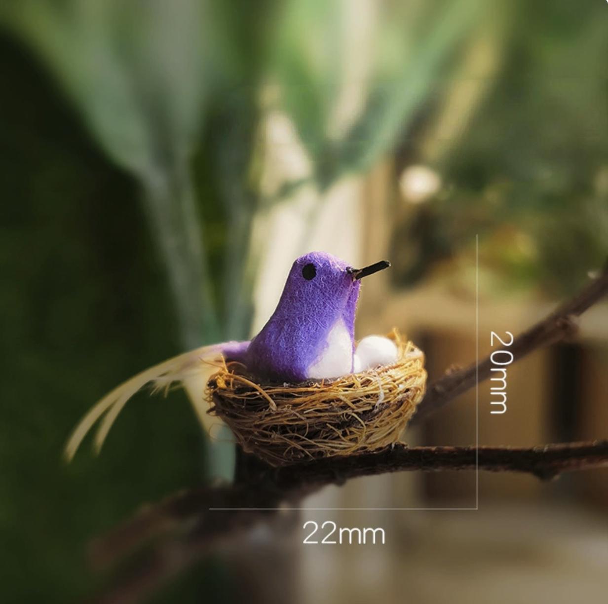 Dollhouse Miniature Mini Simulation Animal Bird's Nest Model