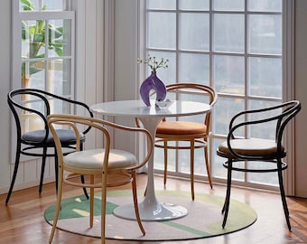 3pcs/set 1:6 Dollhouse miniature mini simulation TON Chair Armchair/Back chair/round table model/bjdob11blythe furniture accessories