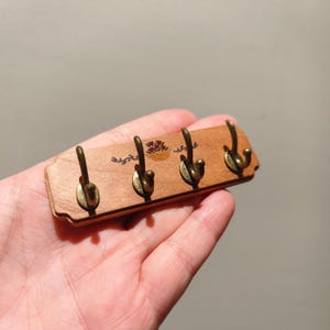 Schaal 1:6 Poppenhuis miniatuur mini simulatie massief houten rooster retro haak model/1/12 bjdob11blythegsc hangers meubels accessoires speelgoed